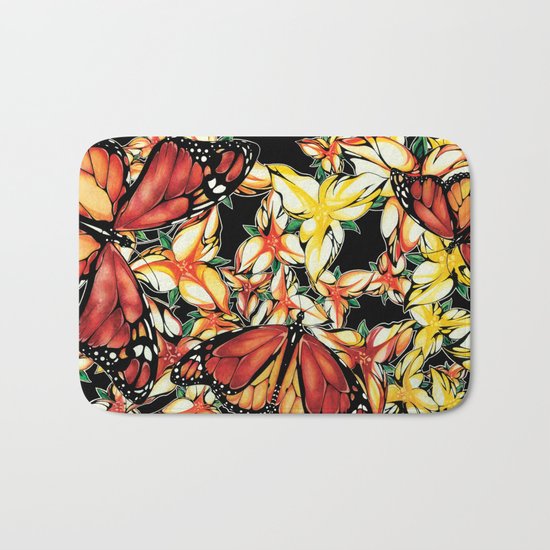 Resting Monarchs Bath Mat