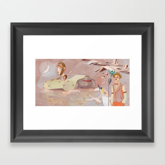 Aviator Night Framed Art Print