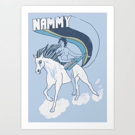 Nammy, Queen of the Stallions Art Print