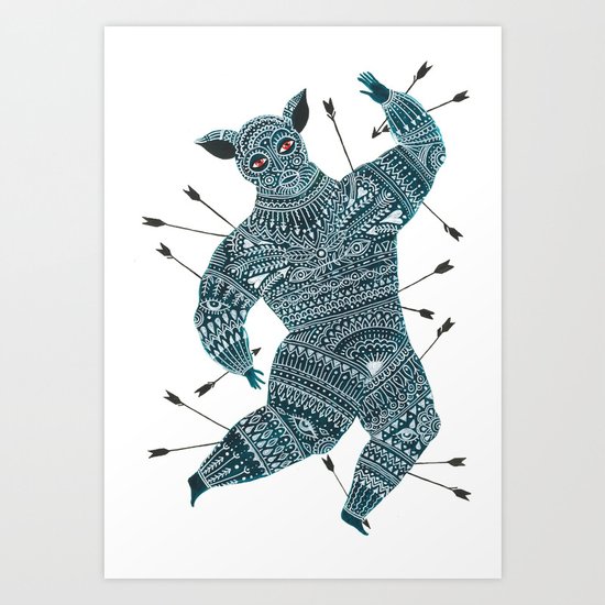 Warrior Art Print