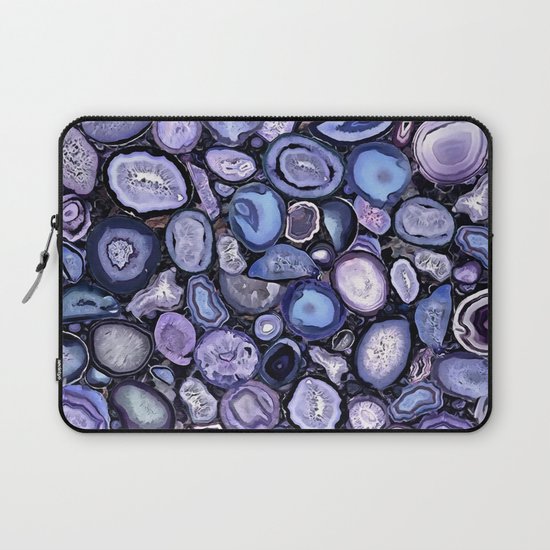 Agate crystals Laptop Sleeve