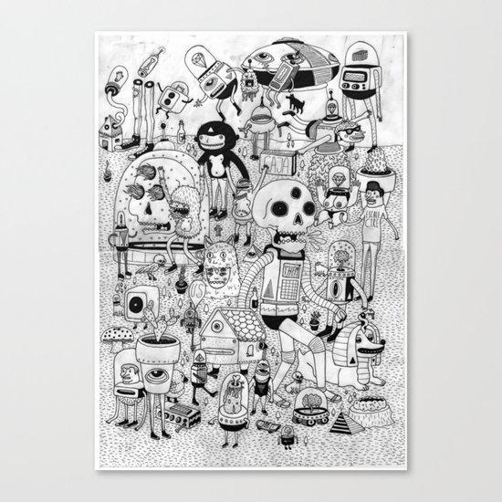 US AND THEM Canvas Print