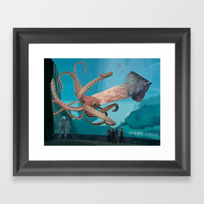 The Squid Framed Art Print