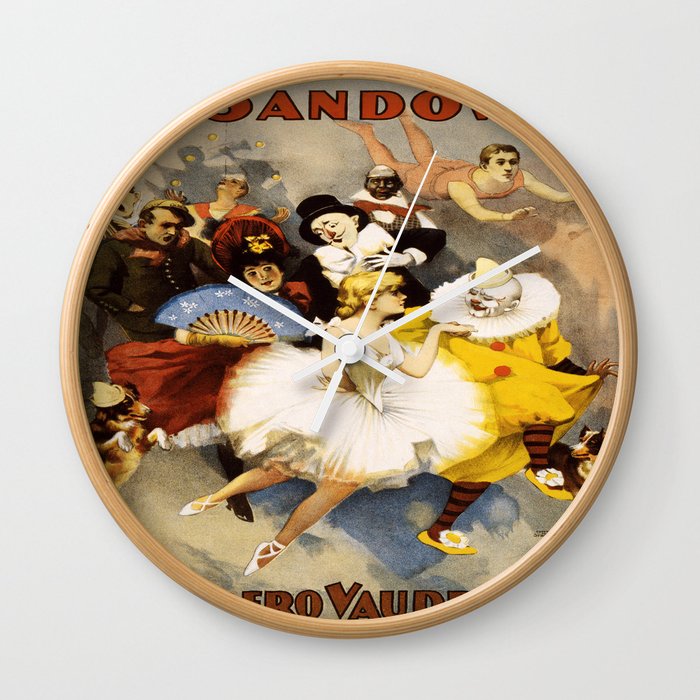 Vintage poster - The Sandow Wall Clock