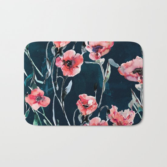 Poppies Bath Mat