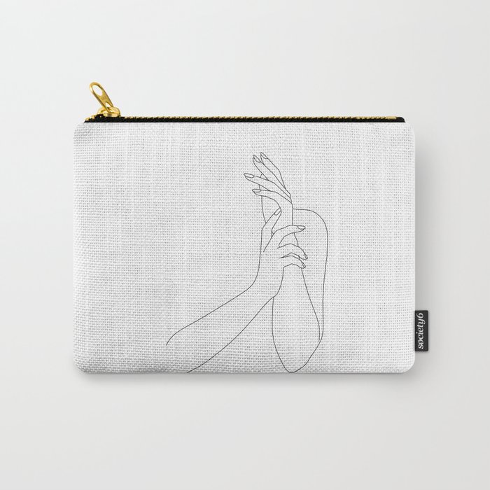 Simple hands illustration - Sukie Carry-All Pouch