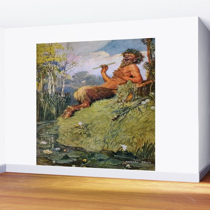 The Great God Pan By Norman Price Wall Mural By Bookcollecting101