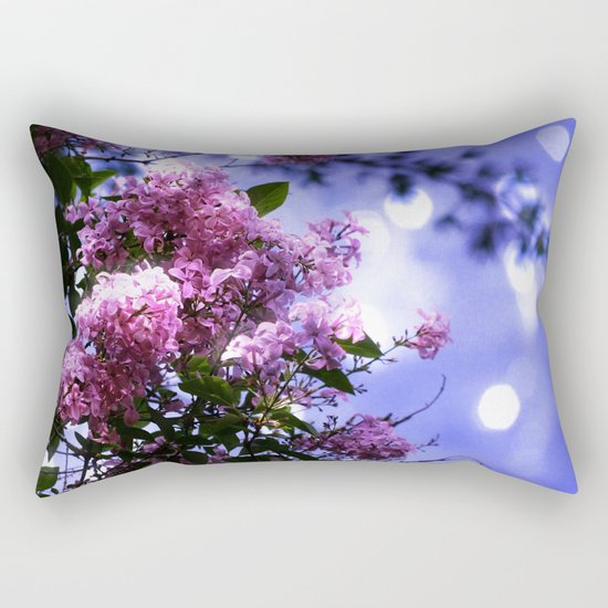 Lilac Sparkle Rectangular Pillow