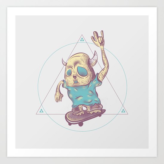 Skate or Die Art Print