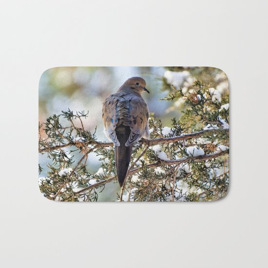 Christmas Dove Bath Mat