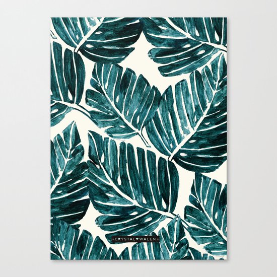 Jungle Leaves Canvas Print