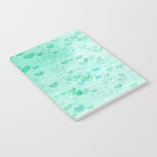 A Sea Of Floating Hearts Notebook