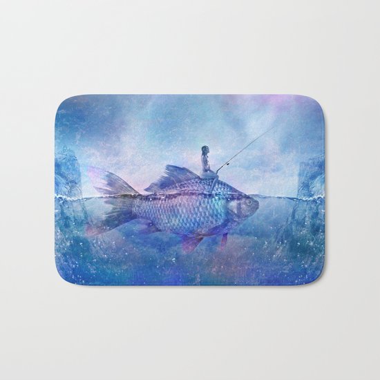 Fishing Bath Mat