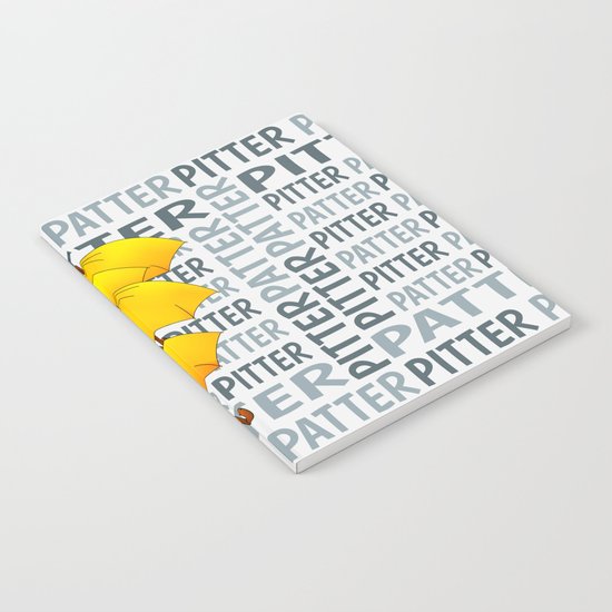 Umbrella Pitter Patter Notebook