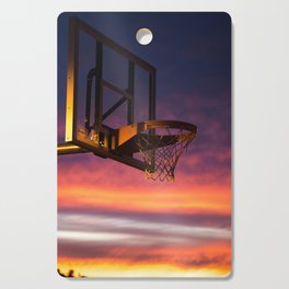 Basketball Sunset Cutting Board