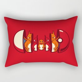 Poketryoshka - Fire Type Rectangular Pillow