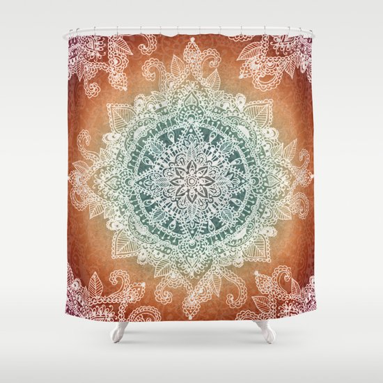 Burning With Desire Shower Curtain