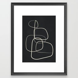 Abstract Lines 01 Framed Art Print