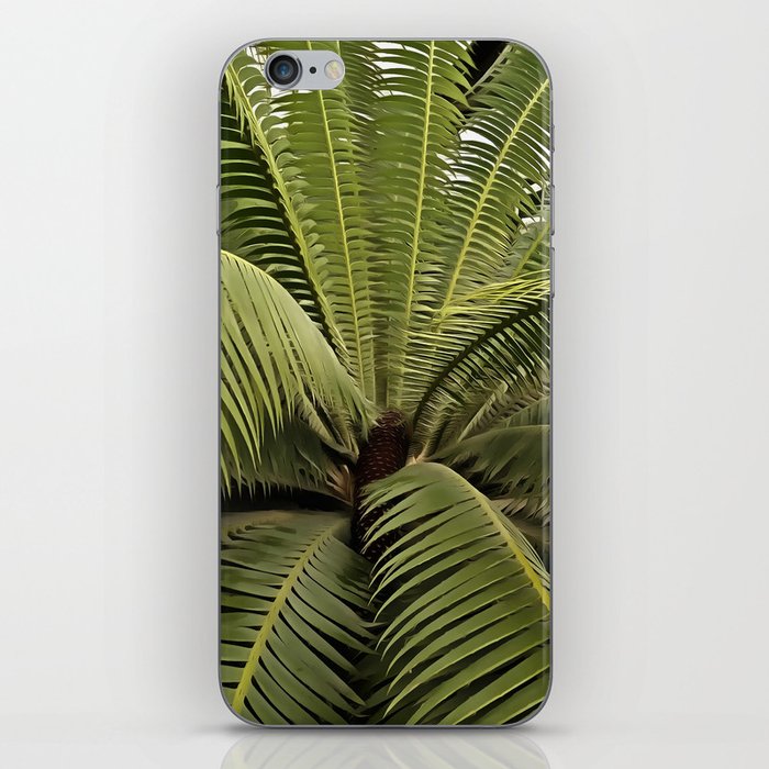 Dioon Spinulosum Tropical Palm Botanical Art iPhone Skin