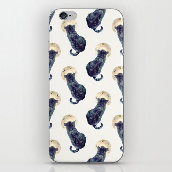 Kitten and Saucer (Pattern) iPhone & iPod Skin