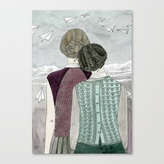 Paper Planes Canvas Print