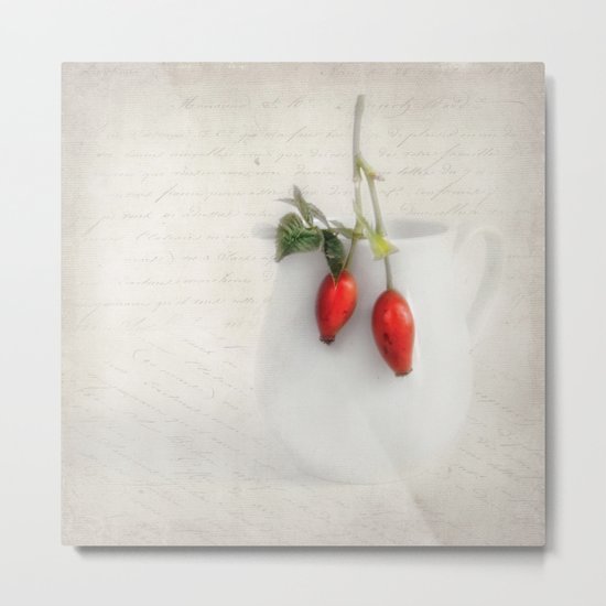 rose hip Metal Print