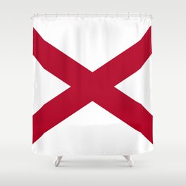 Flag of Alabama Shower Curtain