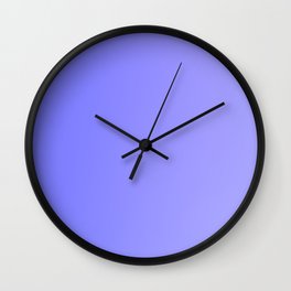 29 Blue Gradient 220506 Aura Ombre Valourine Digital Minimalist Art Wall Clock