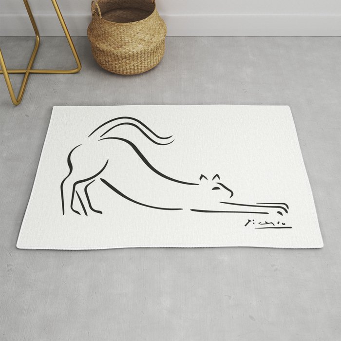 Cat by Pablo Picasso Rug