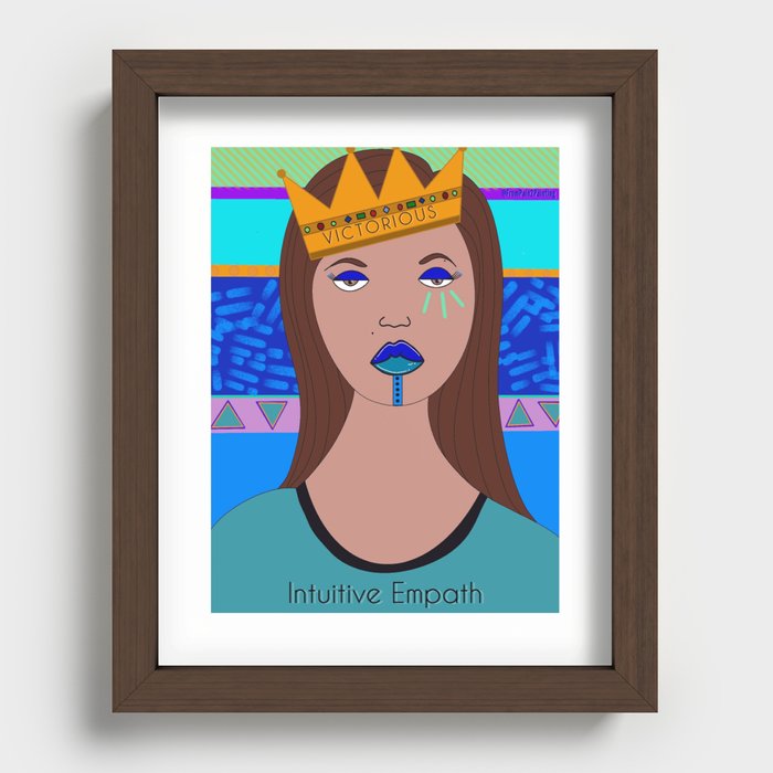 Intuitive Empath Recessed Framed Print