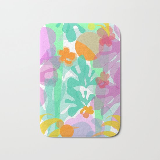 Flower Garden Bath Mat