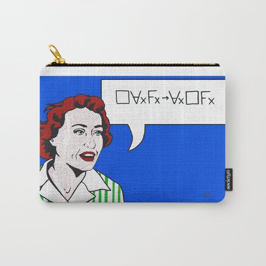 (Converse) Ruth Barcan Marcus Carry-All Pouch