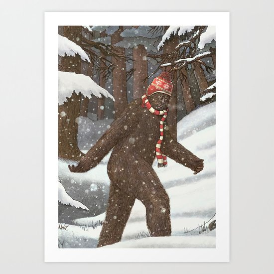 Everyone Gets Cold Art Print