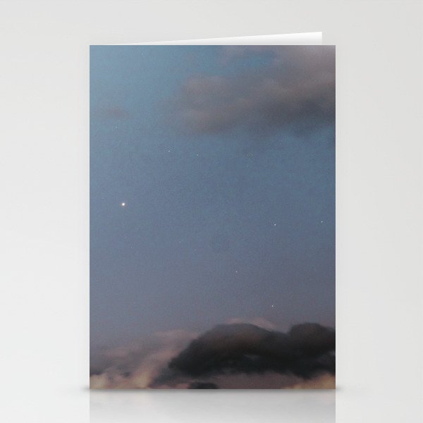 Night Sky Clouds | Nautre and Landscape Photography Stationery Cards
