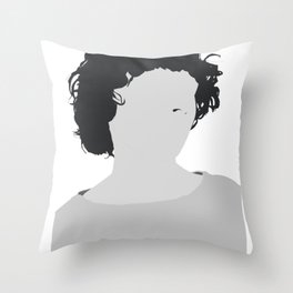 Finn Wolfhard with no face Throw Pillow | Drawing, Digital 