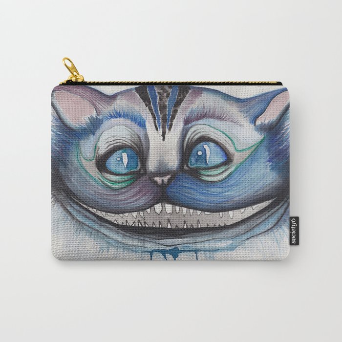 Cheshire Cat Grin - Alice in Wonderland Carry-All Pouch