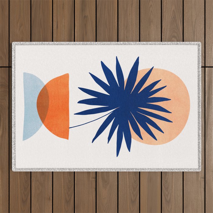Islands in The Sun / Abstract Shapes Outdoor Rug