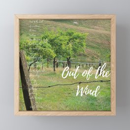 Out of the Wind Framed Mini Art Print