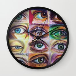 Eyeballs Wall Clock