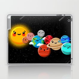 Funny solar system Laptop Skin