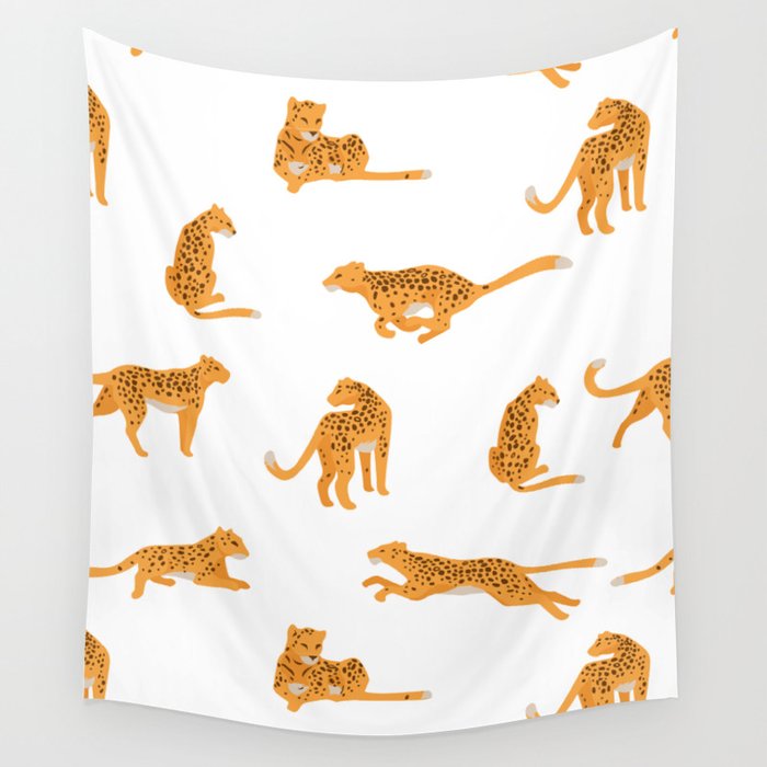 once a cheetah Wall Tapestry