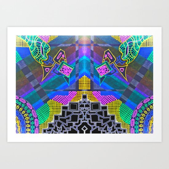 Abstract 2B Art Print