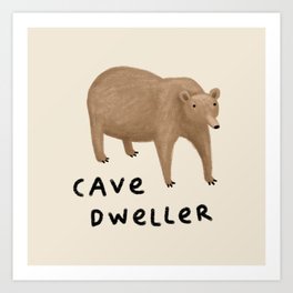 Cave Dweller Art Print