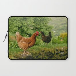 Rooster Morning in Ireland Laptop Sleeve