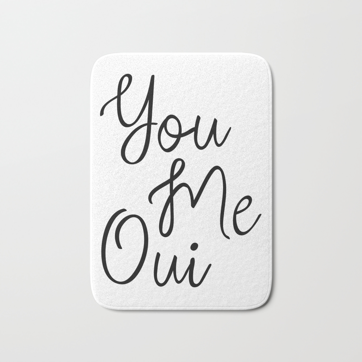 You Me Oui Love Quote Girly Wall Art French Words Romantic