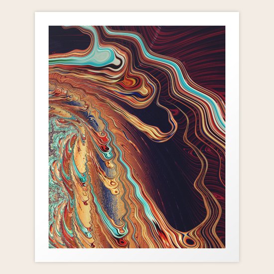 Liquid Gold Art Print