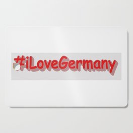 "#iLoveGermany" Cute Design. Buy Now Cutting Board