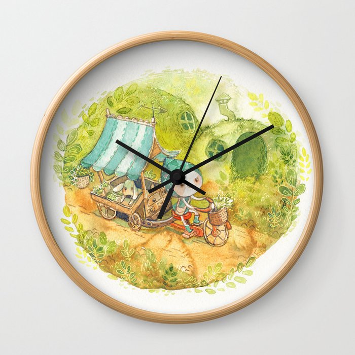 On the Road ! Wall Clock