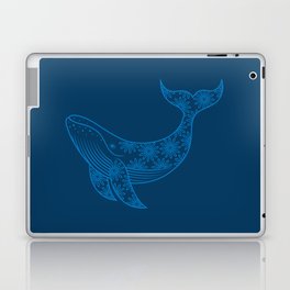 Cute Blue Whale Laptop Skin