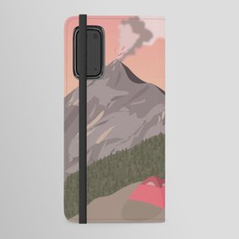 Sunset at Volcan de Fuego, Guatemala Android Wallet Case
